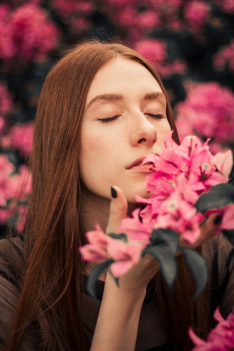 https://www.pexels.com/photo/woman-holding-pink-flowers-1982821/
