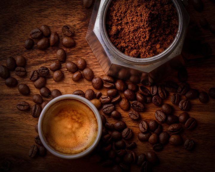 https://www.pexels.com/photo/white-ceramic-mug-filled-with-coffee-beside-coffee-beans-678654/