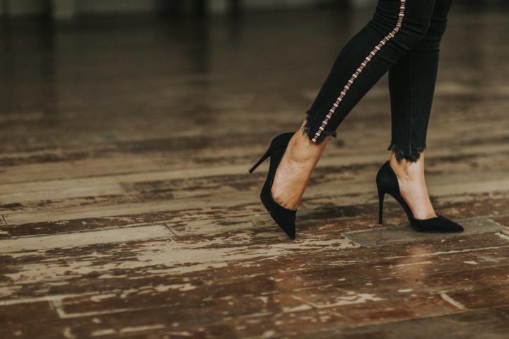 https://www.pexels.com/photo/woman-wearing-black-suede-stilettos-2044228/