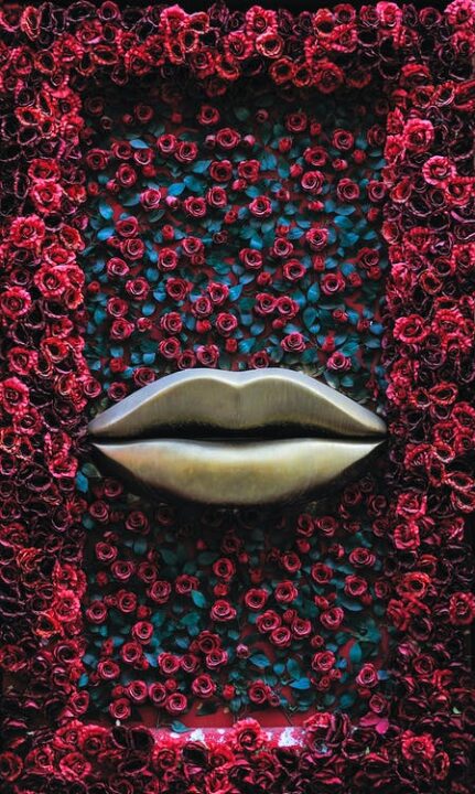https://www.pexels.com/photo/roses-and-gold-lips-4075057/