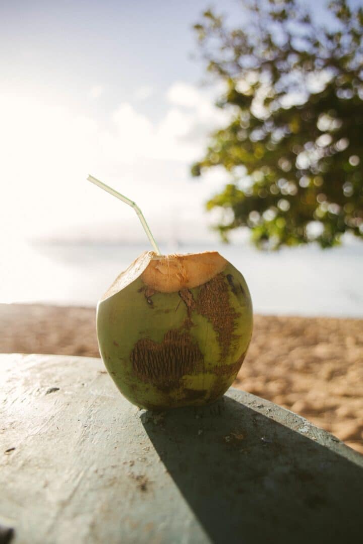 Kokosnuss am Strand