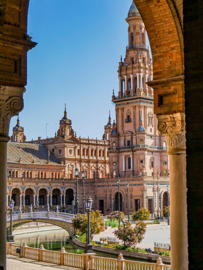 Plaza de Espana, Sevilla, Spanien