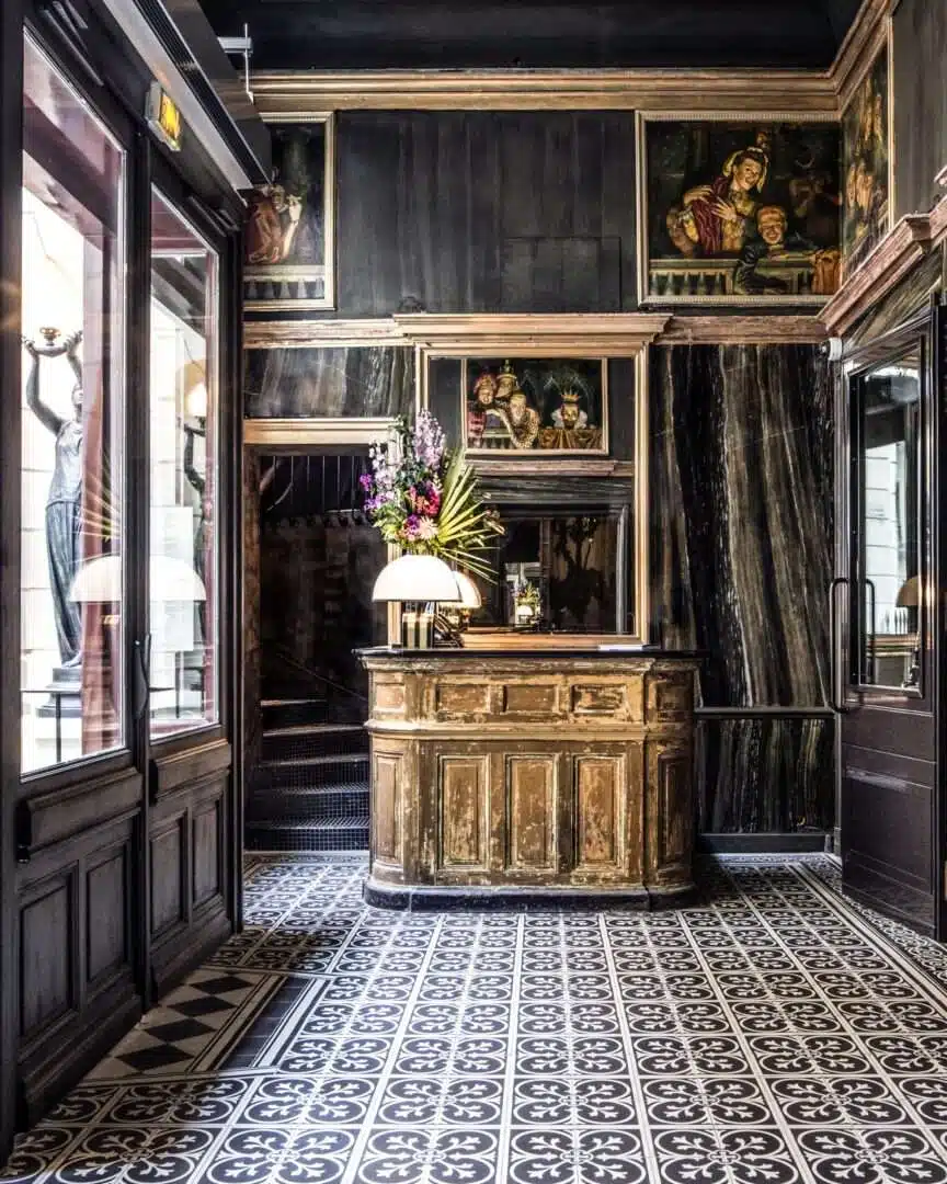Reception Hotel Les Bains, Paris Reception Hotel Les Bains, Paris