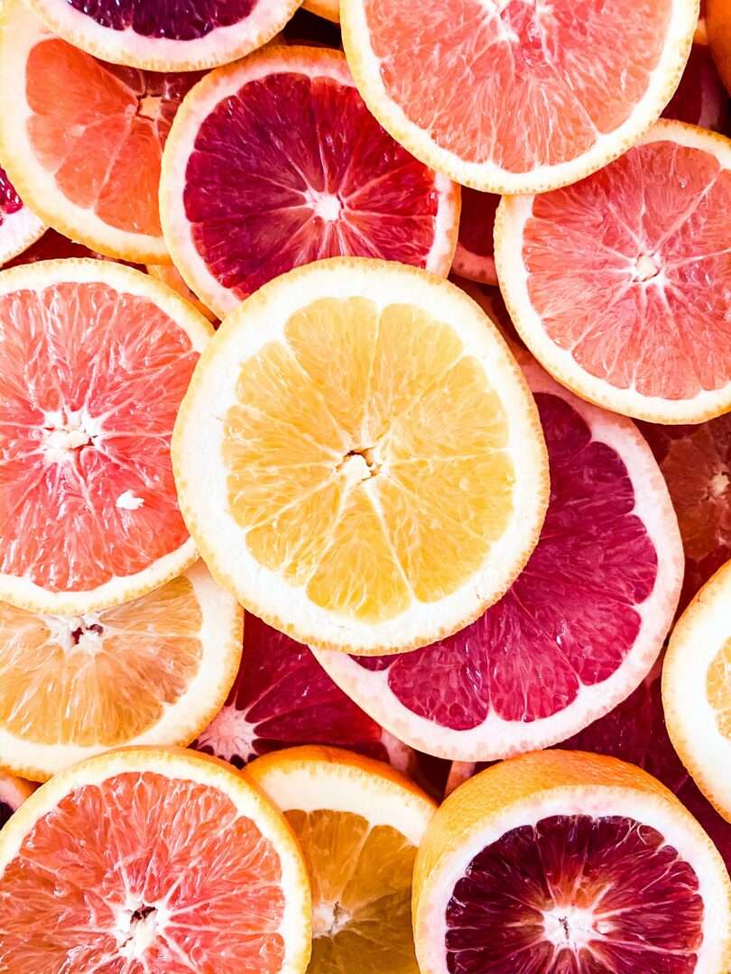 Cut citrus fruit