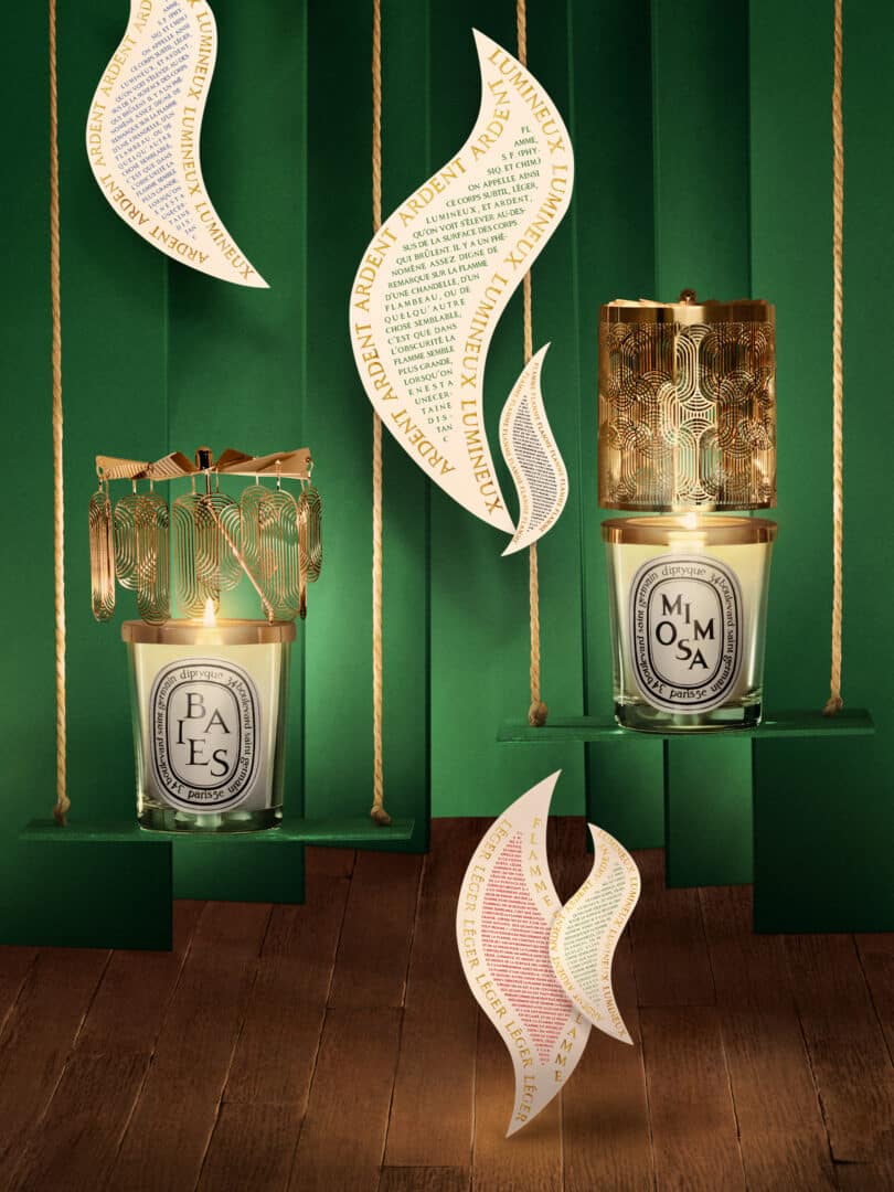 Diptyque - Holiday Collection - Carousel and lantern with scented candle