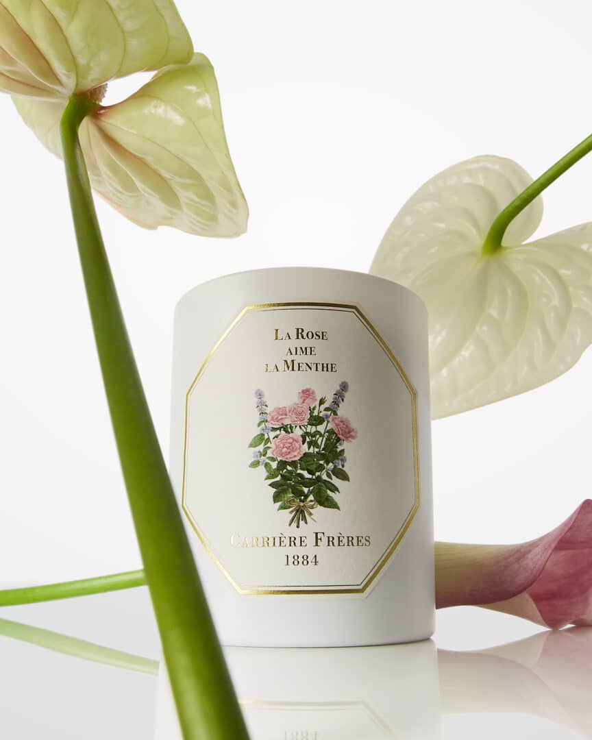 Carrière Frères - La Rose Aime La Menthe - Scented candle