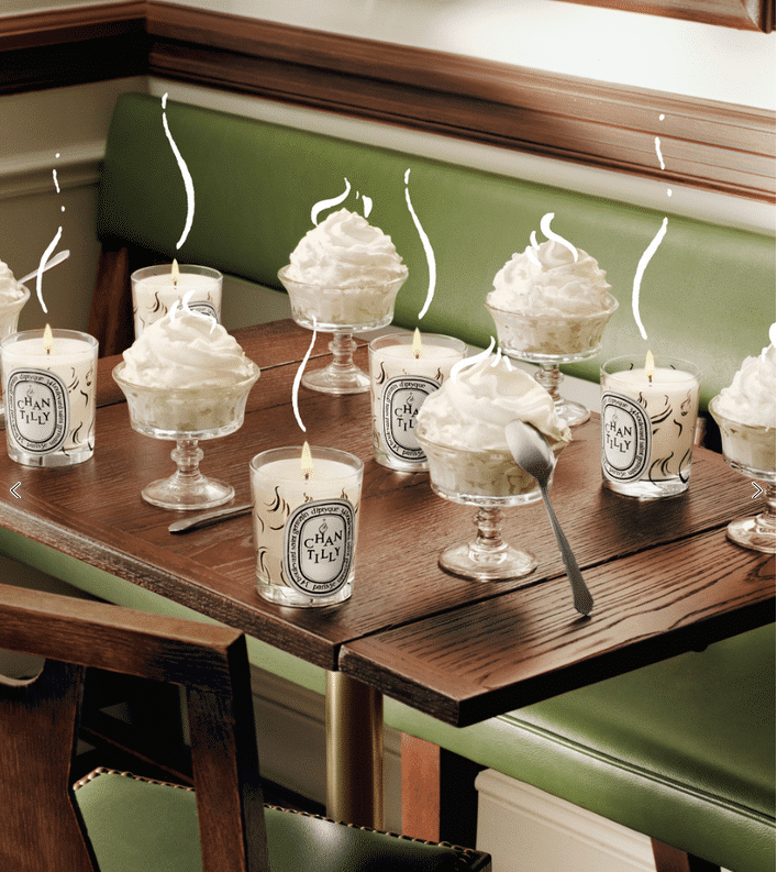 Diptyque – White Candle Collection – Chantilly